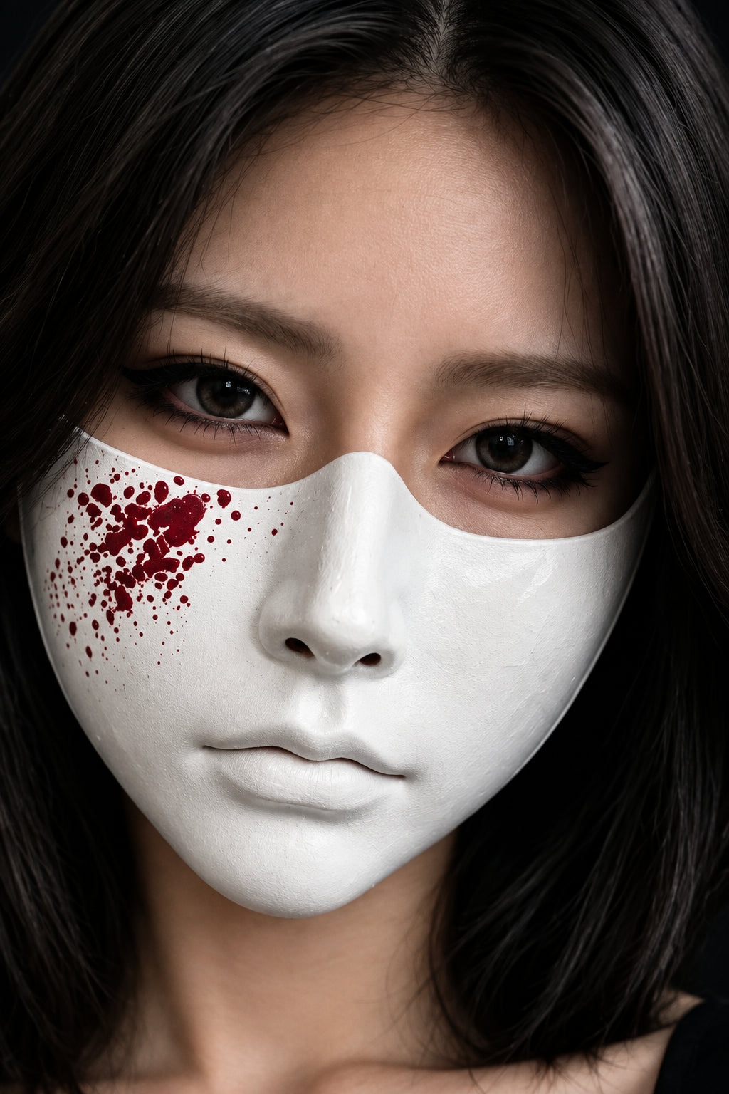 Media máscara facial punk colores Halloween — Dream Shop