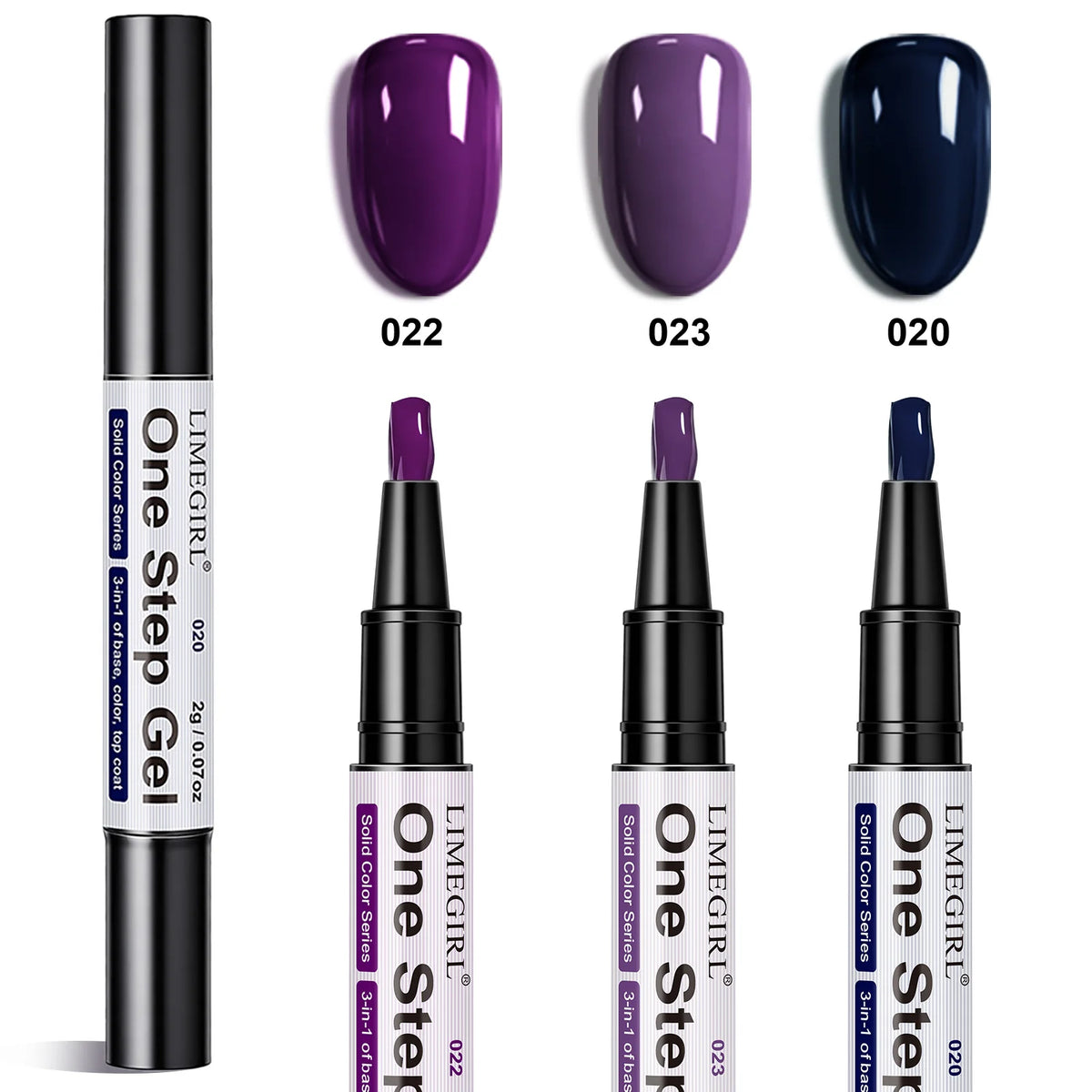 Gel nail polish pen Set of 3 pens Set 15 | Dream Shop