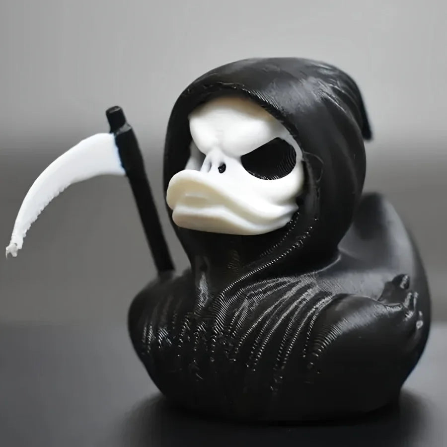 Statuetta papera mietitore nera con cappuccio — Dream Shop