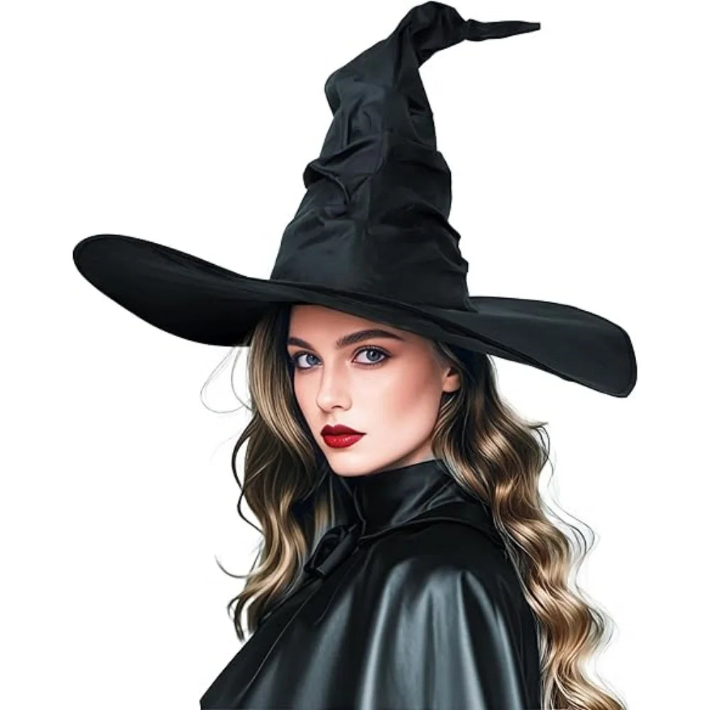 Cappello da strega viola Halloween indossato — Dream Shop