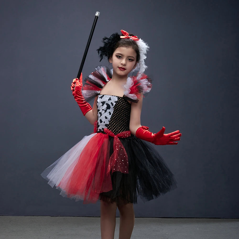 Abito tutù glamour bambina vista posteriore — Dream Shop