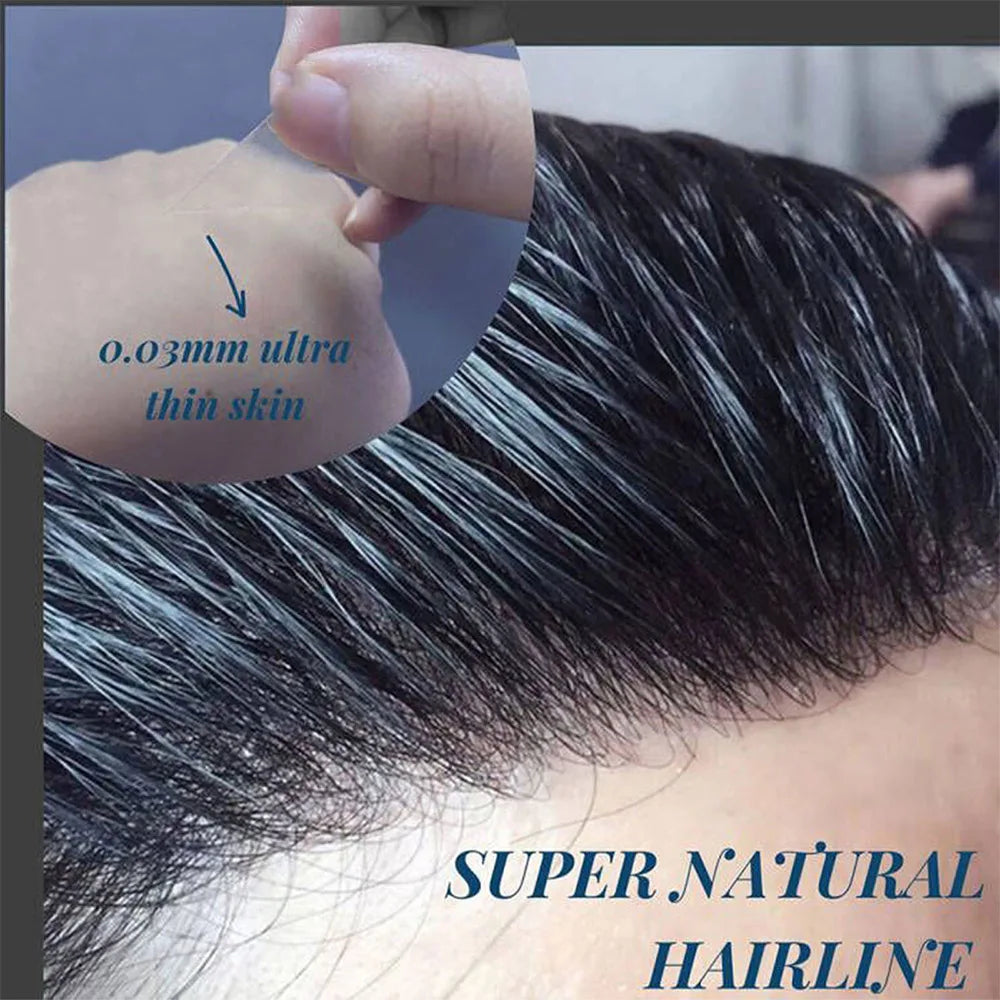 Tupé frontal hombre piel fina ultraligera | Dream Shop