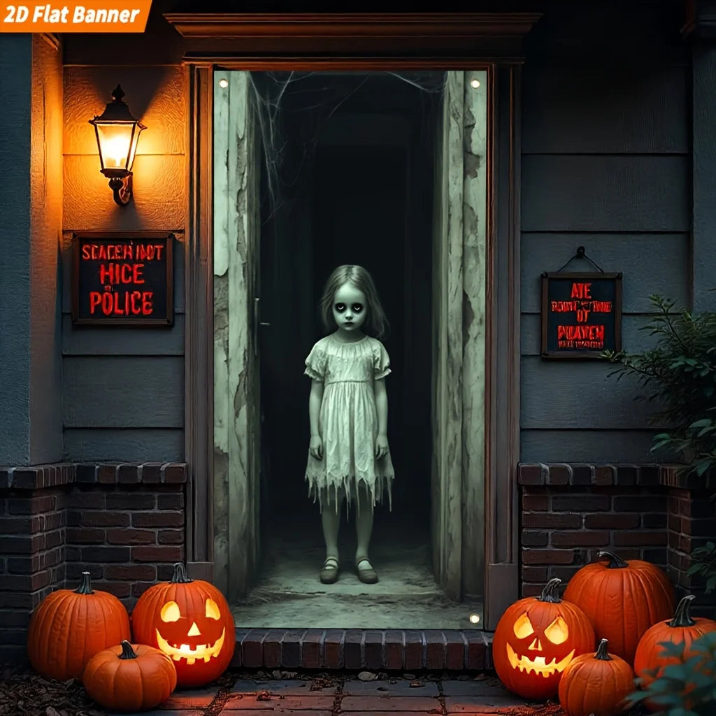 Decorazione porta ingresso Halloween fantasma — Dream Shop