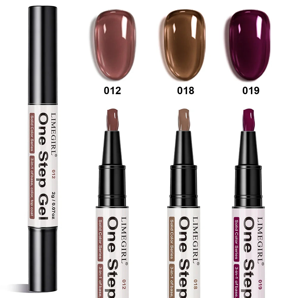 Gel nail polish pen Set of 3 pens Set 07 | Dream Shop