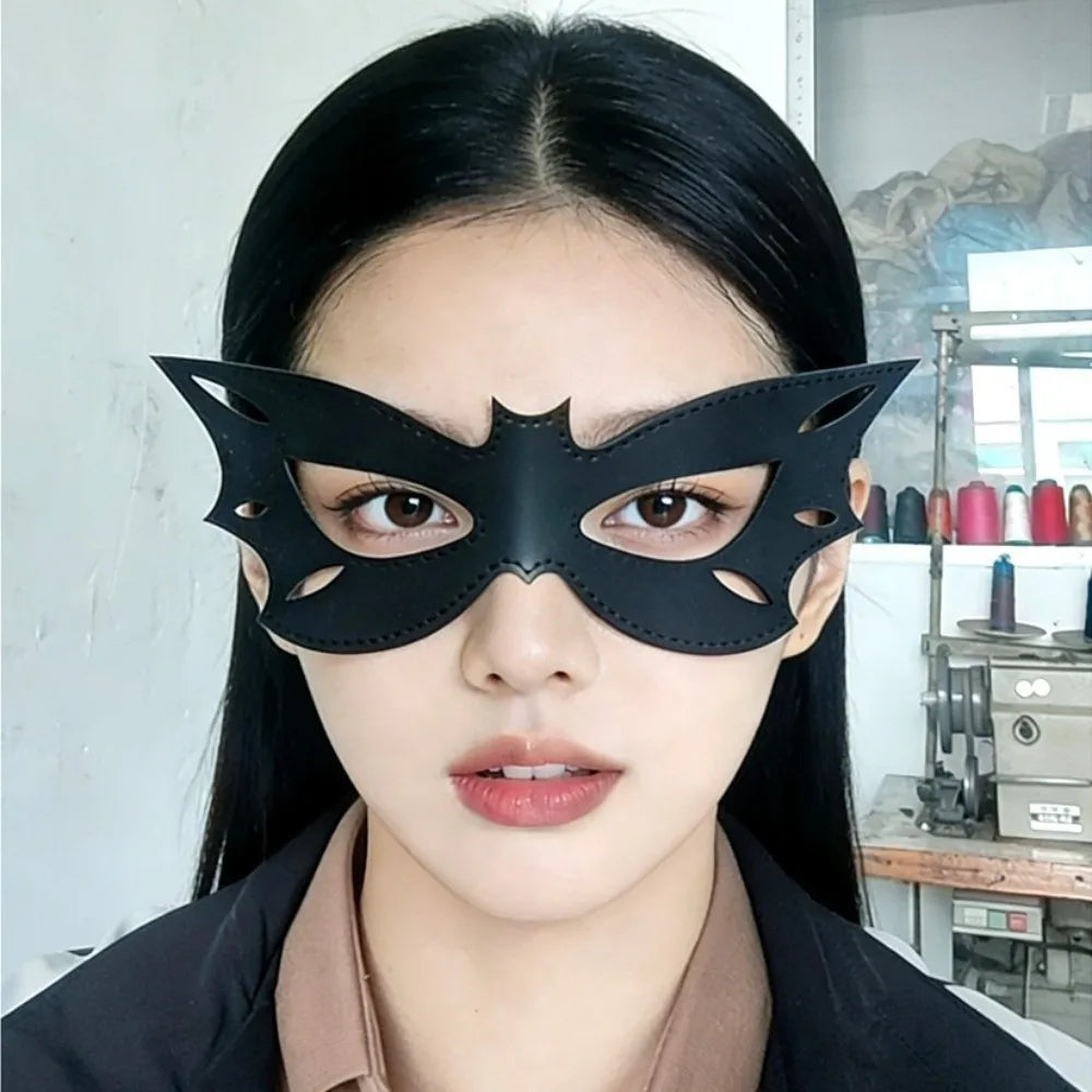 Maschera pipistrello in pelle PU ballo in maschera — Dream Shop
