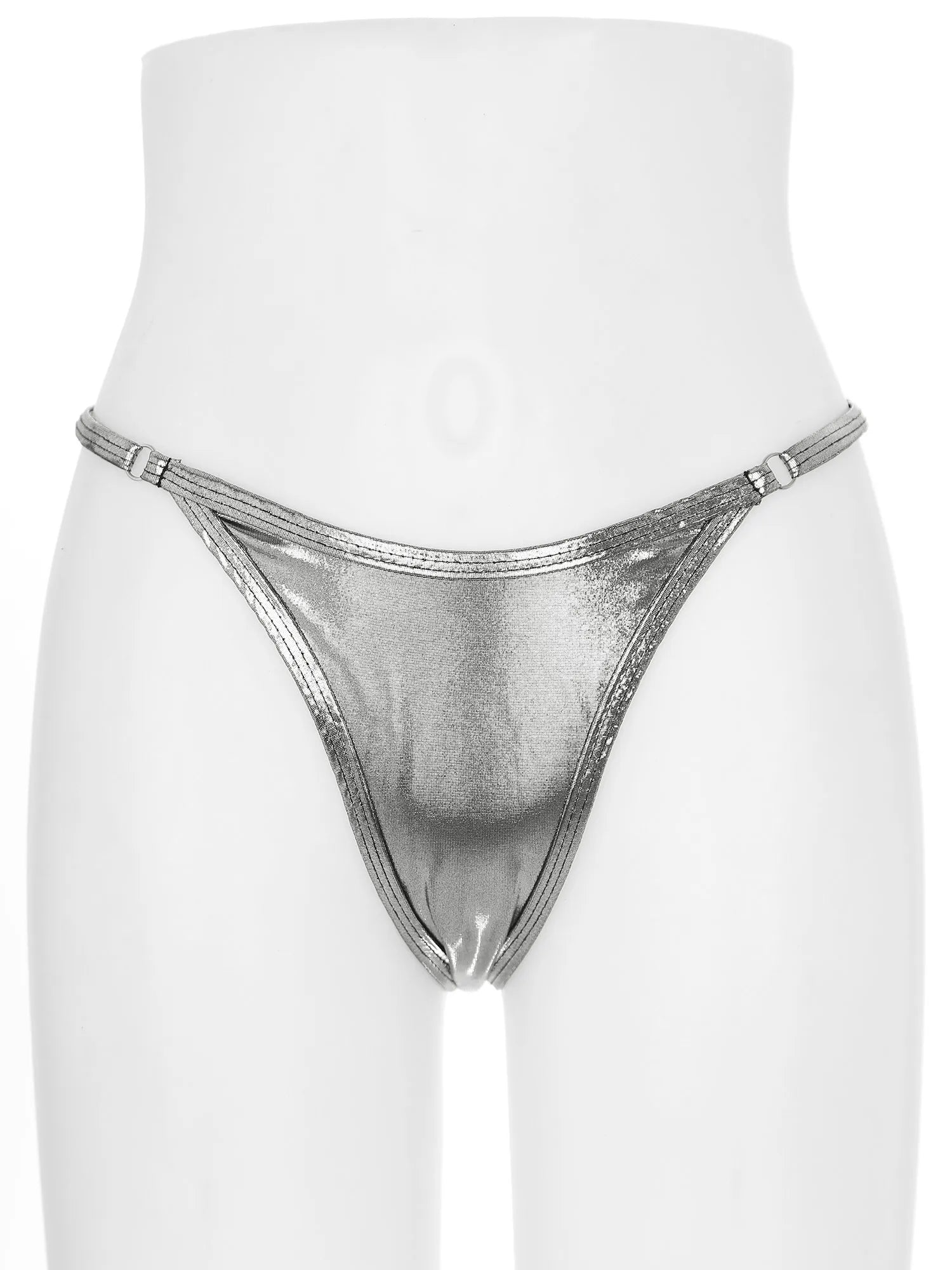 Slip micro bikini perizoma regolabile donna mare effetto minimal sexy