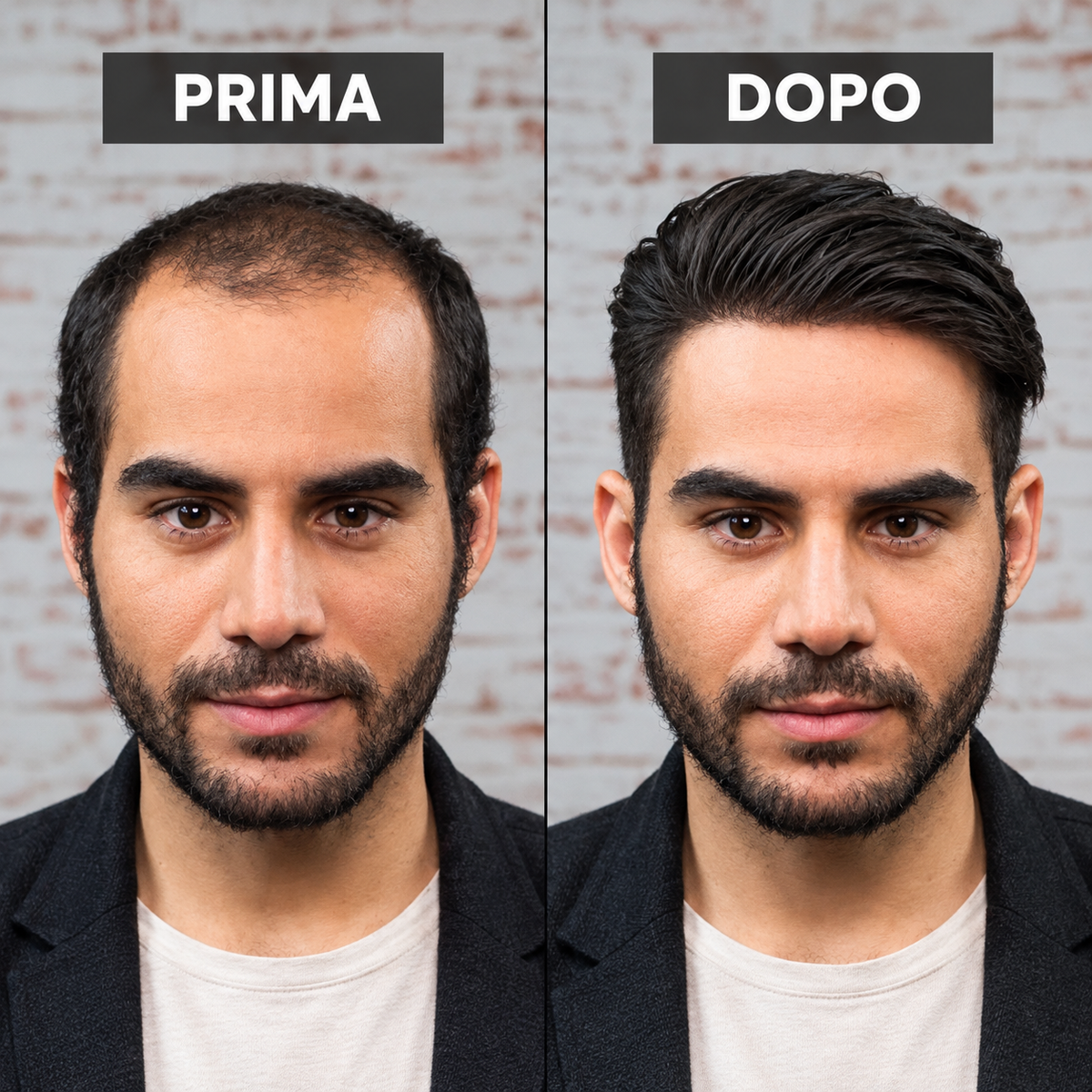 Complément capillaire homme cheveux naturels lisses 
Prothèse peau fine doubles nœuds