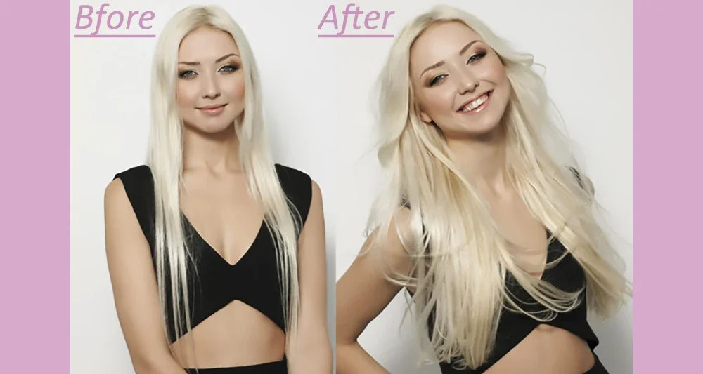 Clip-in hair extension how to wash the extensions | Dream Shop