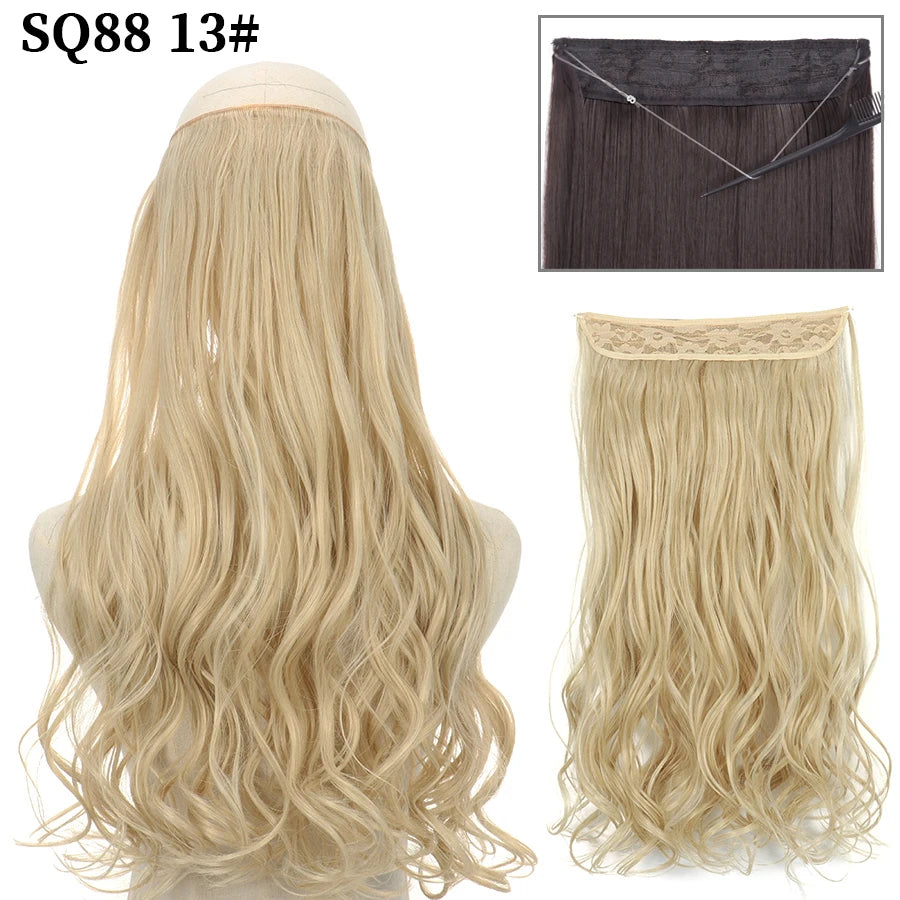 Wavy clip-in hair extension 13 Sand blonde | Dream Shop