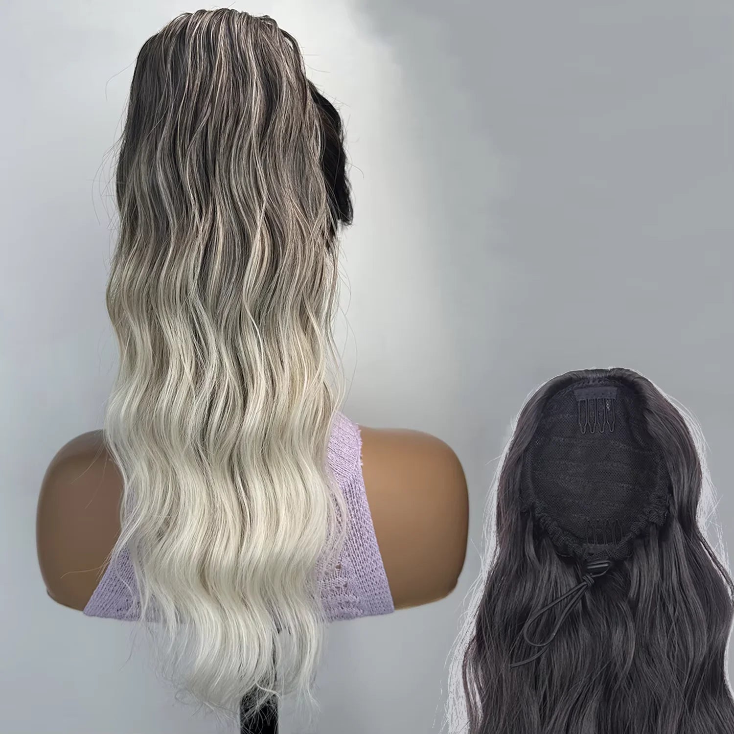 Coda Mollettone Riccia extension capelli voluminosi effetto naturale