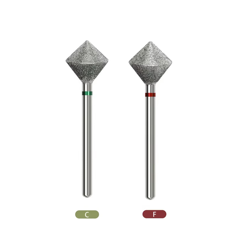 Diamond nail drill bit set of 2 cones coarse and fine variant — Dream Shop