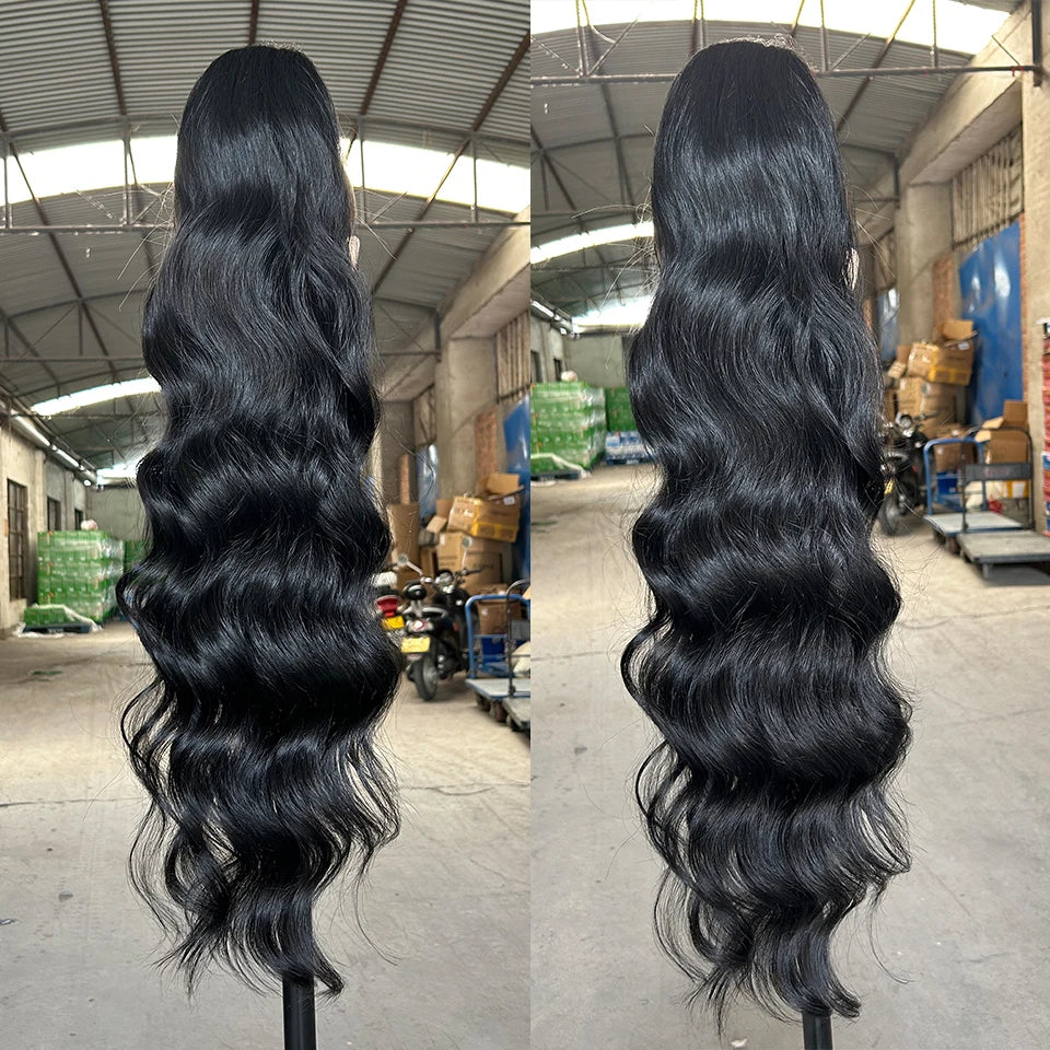Coda clip extension sfumata mossa naturale 70 cm