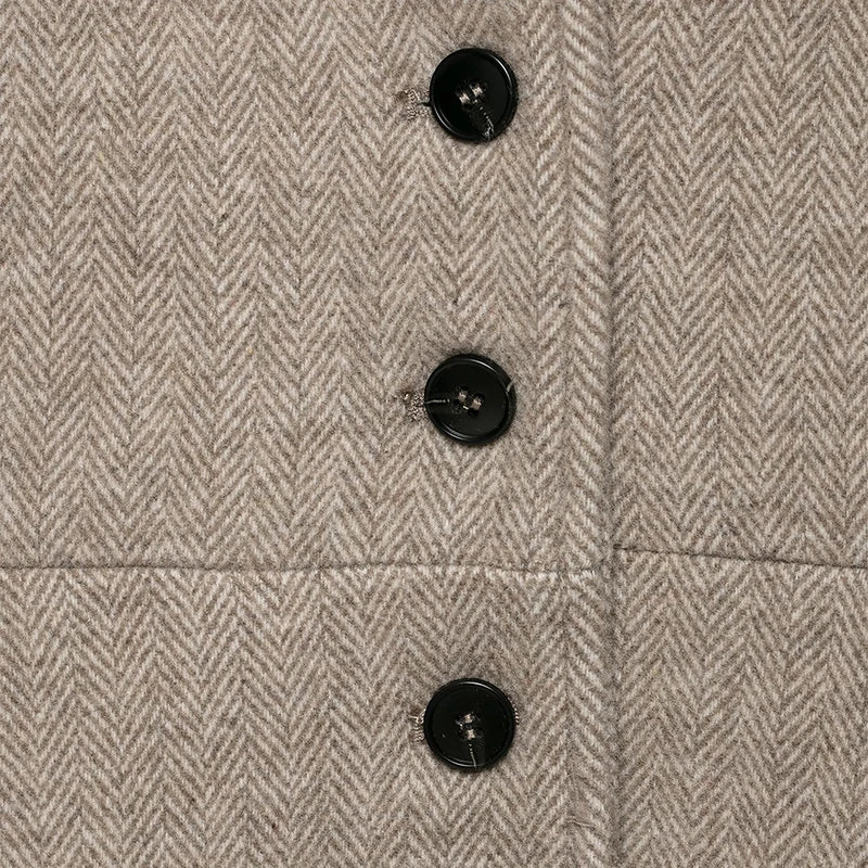Giacca blazer scampanato Mariuska chiusura monopetto bottoni scuri | Dream Shop