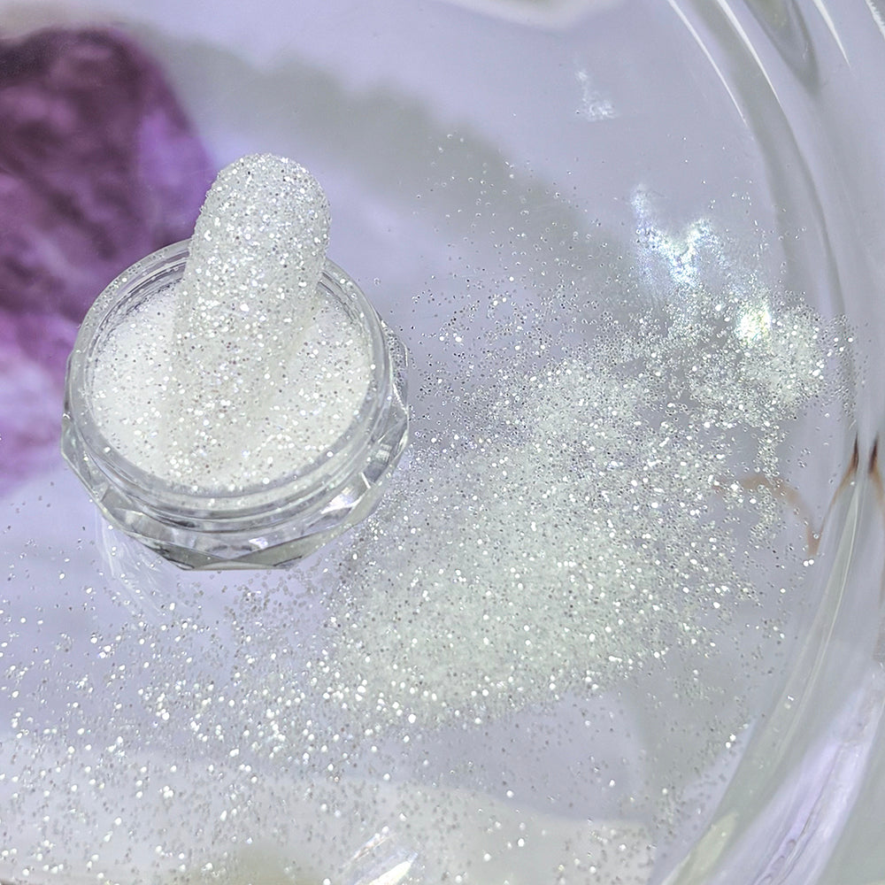 Diamond nail glitter close up of crystal powder — Dream Shop