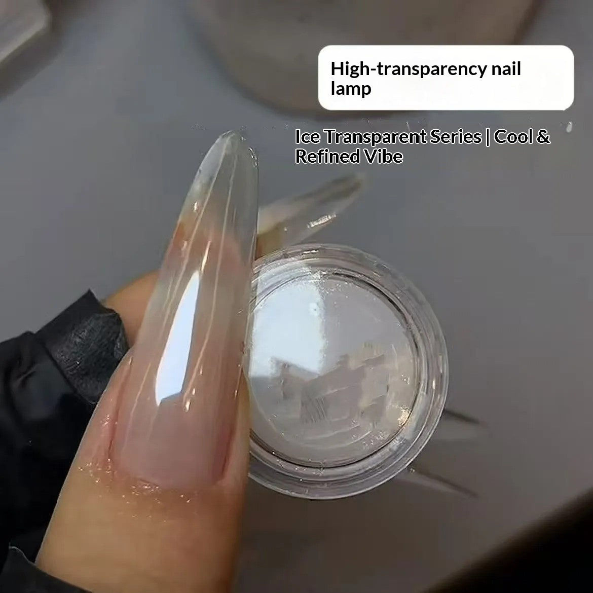 Diamond nail glitter clear ice variant — Dream Shop