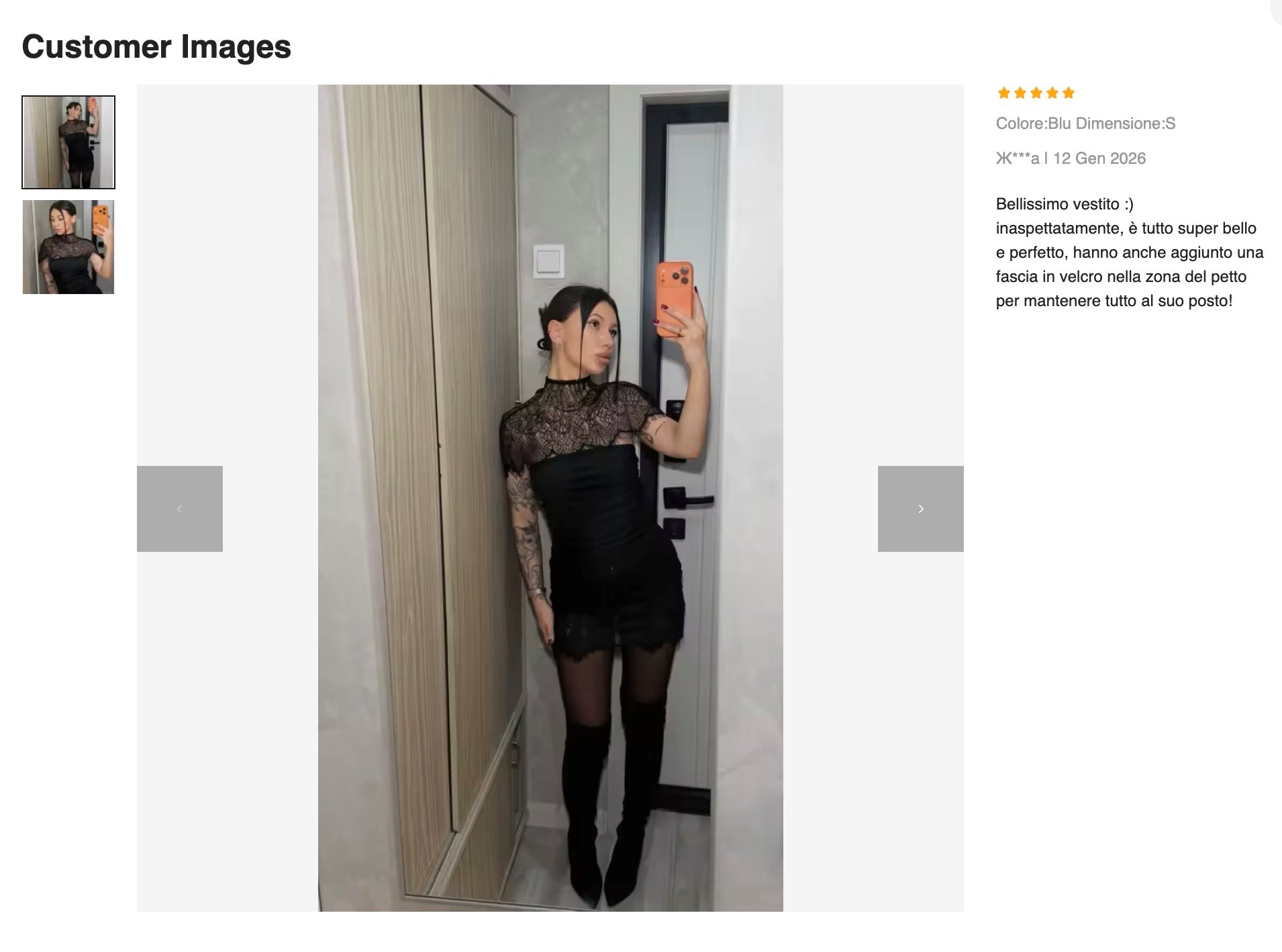 Abitino Pizzo Coprispalle Tamaska con collo alto e inserti in pizzo