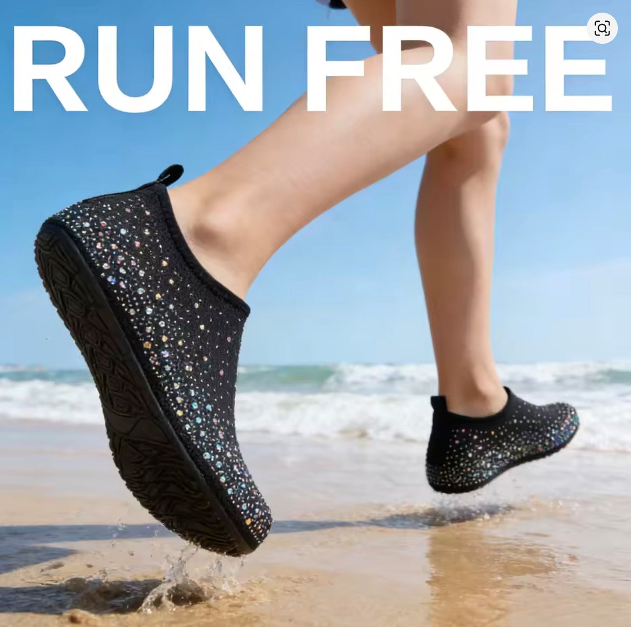 Slipper in mesh con strass Slipper Strass Comfort