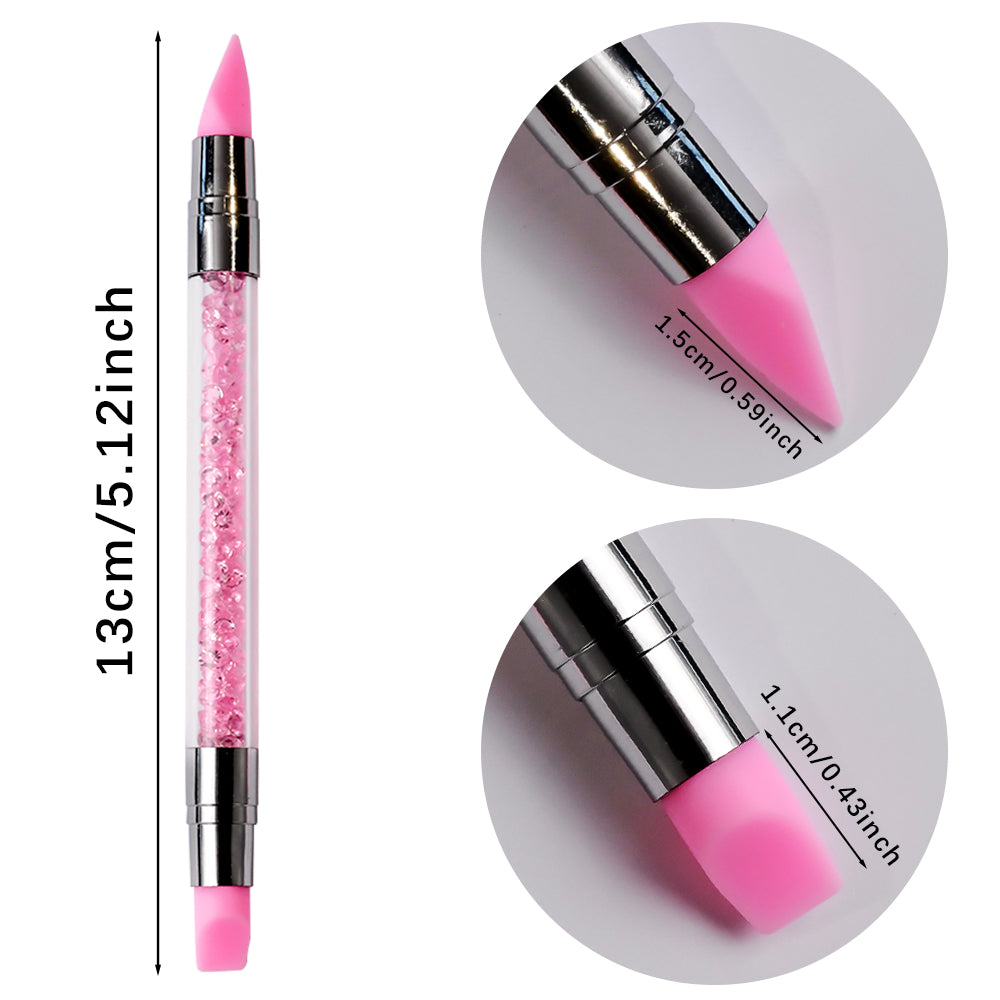 Penne silicone nail art misure penna 13 cm e dettaglio punte — Dream Shop