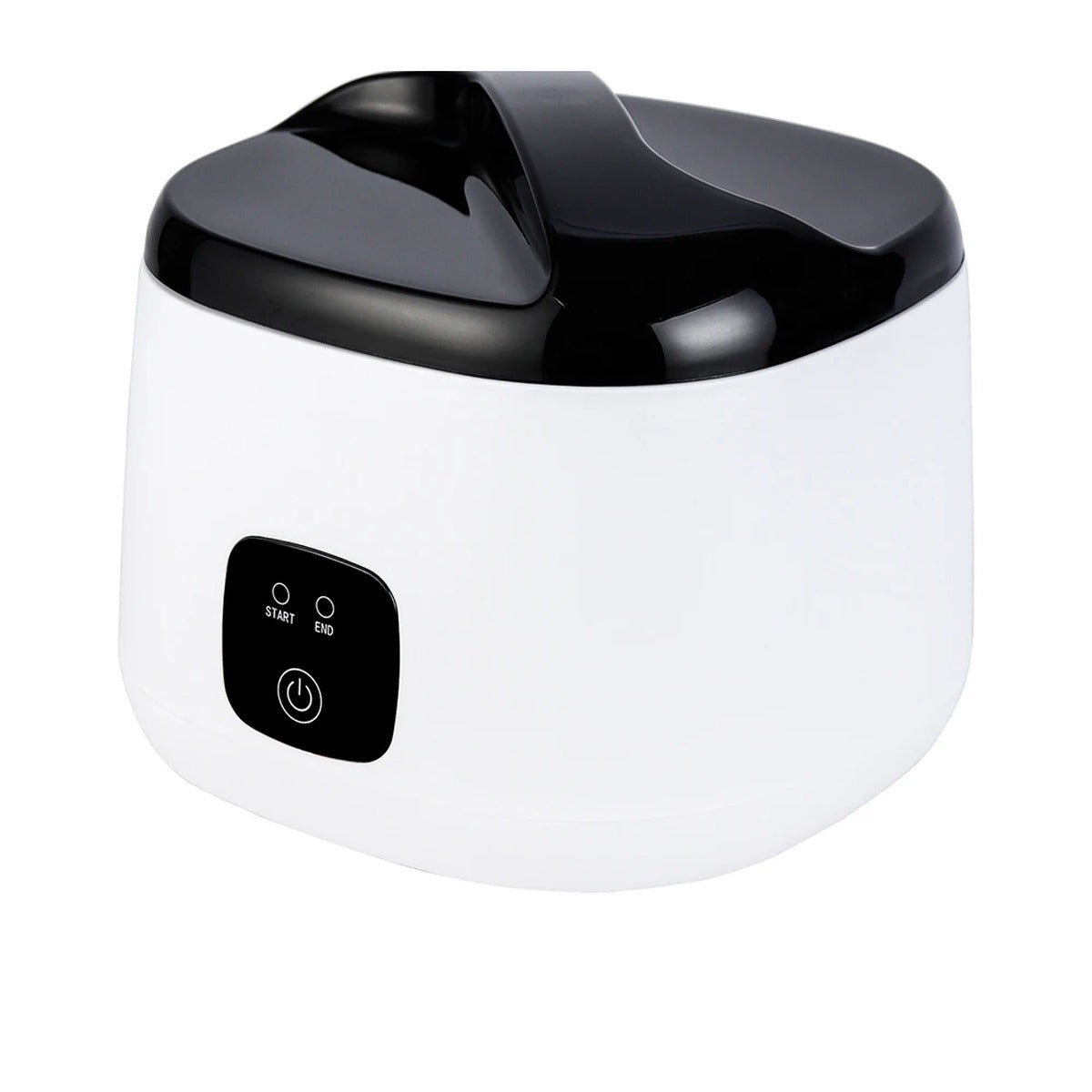 White and black electric gel polish remover bowl with lid | Dream Shop