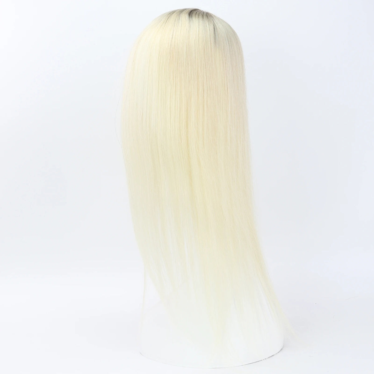 Long balayage human hair topper back view | Dream Shop