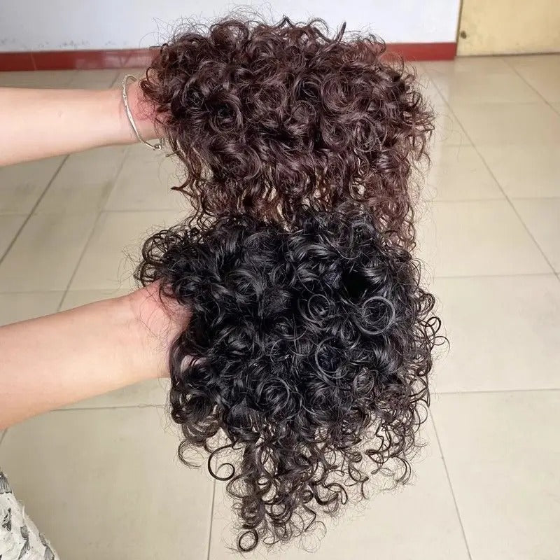 Topper cheveux naturels bouclés comparaison des couleurs | Dream Shop