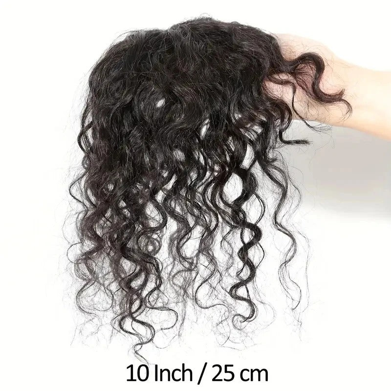 Topper cheveux naturels bouclés longueur 25 cm | Dream Shop