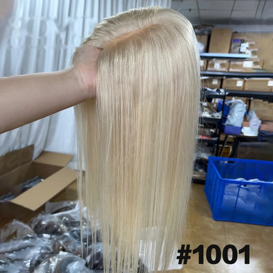 Topper mèches cheveux naturels blond platine | Dream Shop