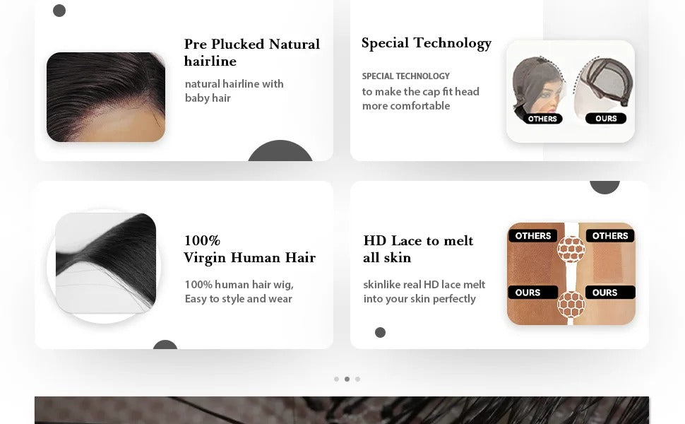 Topper sfumato ombré caratteristiche capelli vergini | Dream Shop