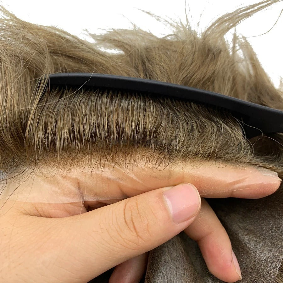 Topper uomo mosso capelli lunghi e morbidi | Dream Shop
