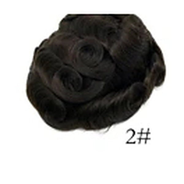 Topper uomo mosso colore 2 Castano scurissimo | Dream Shop