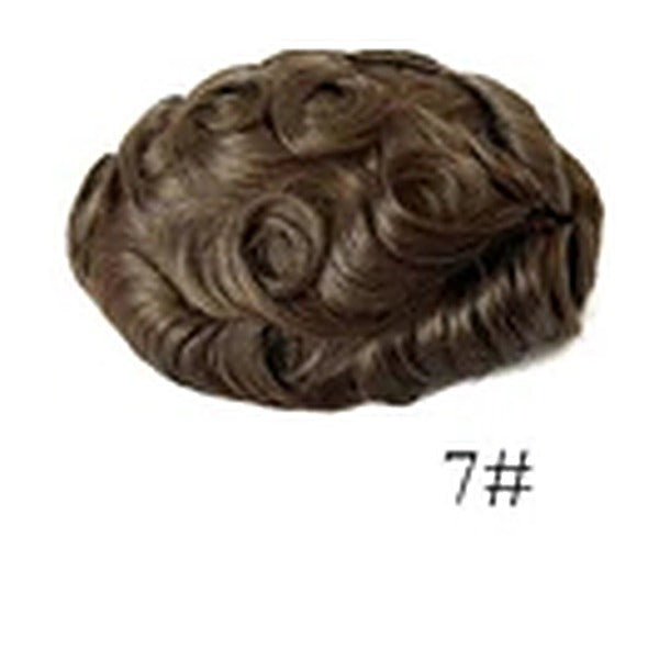 Topper uomo mosso colore 7 Castano chiarissimo | Dream Shop